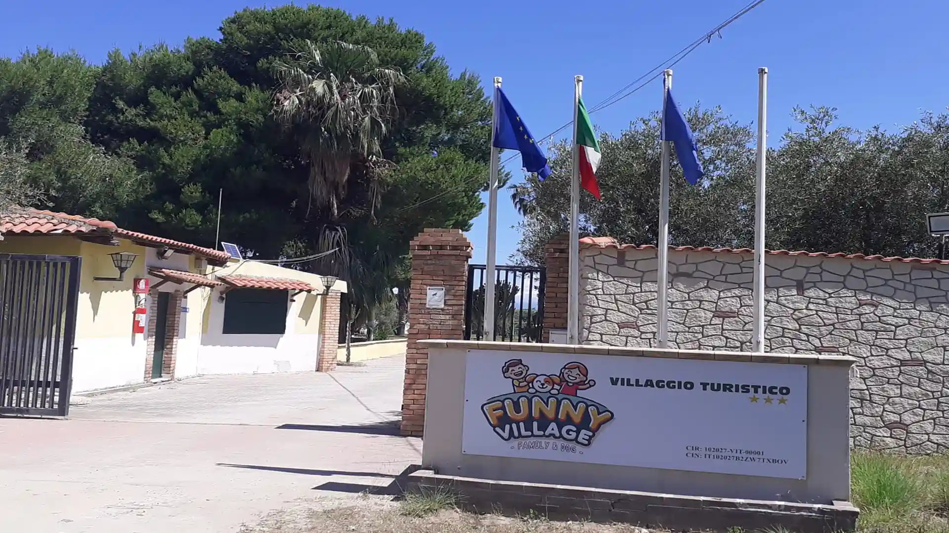Ingresso al villaggio Funny Village