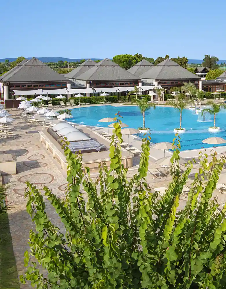 Scorcio piscina del Valentino Village Resort