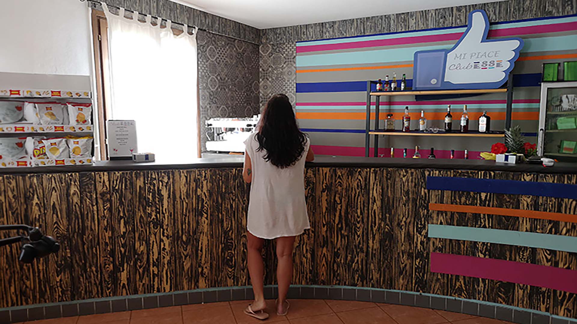 Il bar della reception