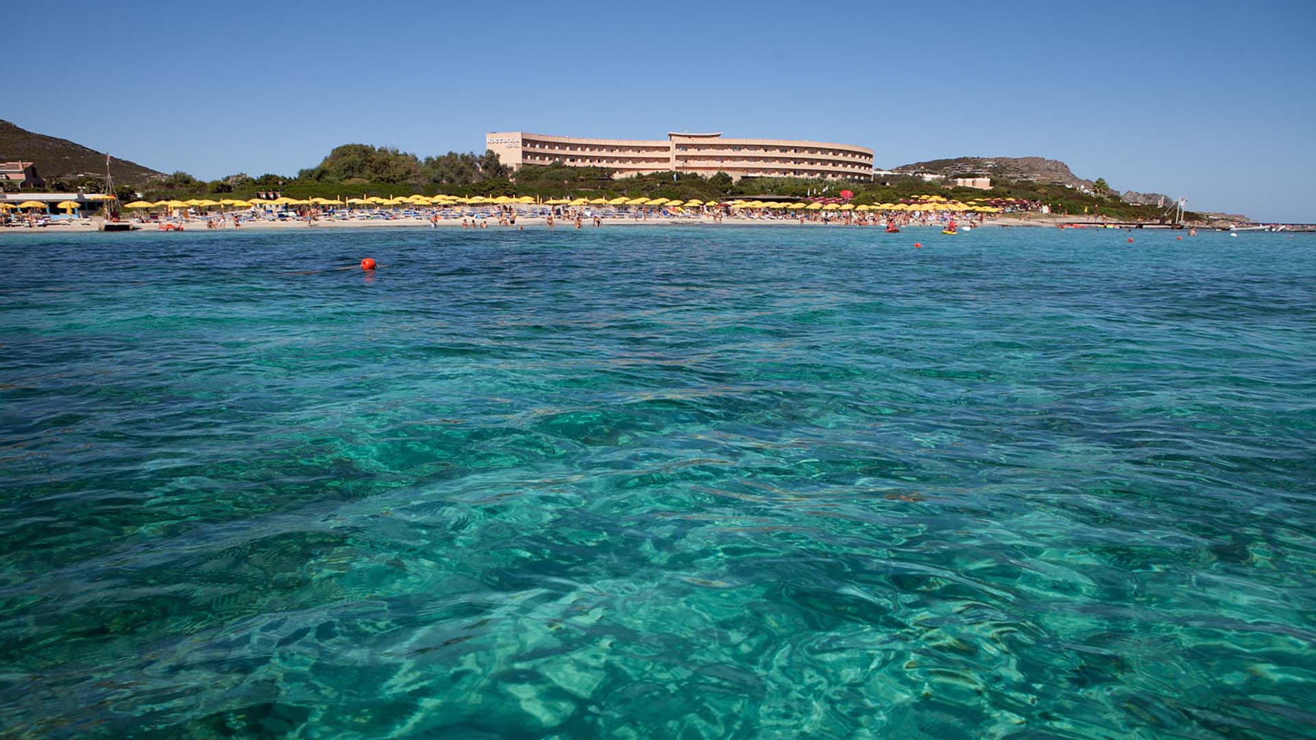 Corpo centrale visto dal mare