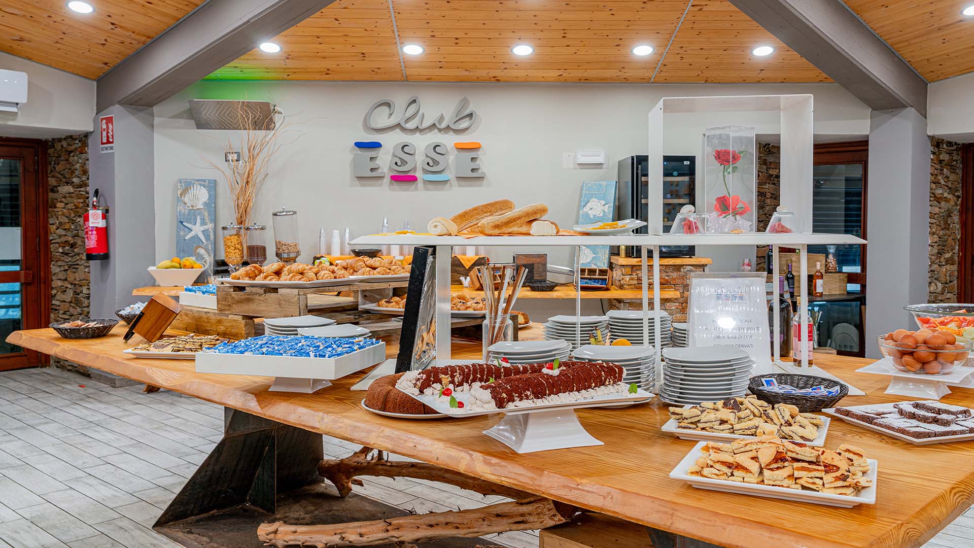 Buffet al ristorante dello Sporting