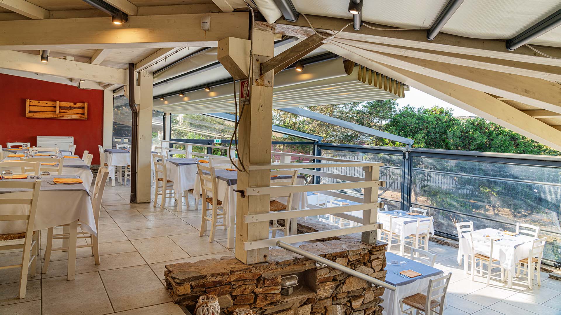 Il ristorante del Club Esse Sporting di Stintino