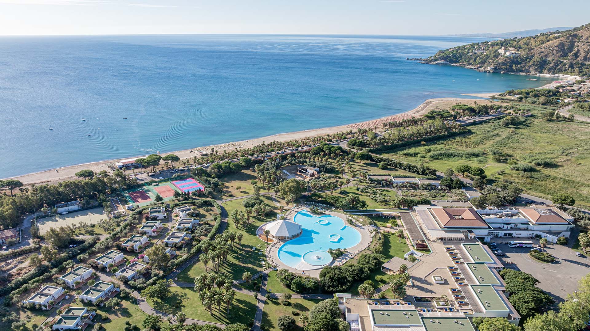 Vista aerea del Club Esse Sunbeach