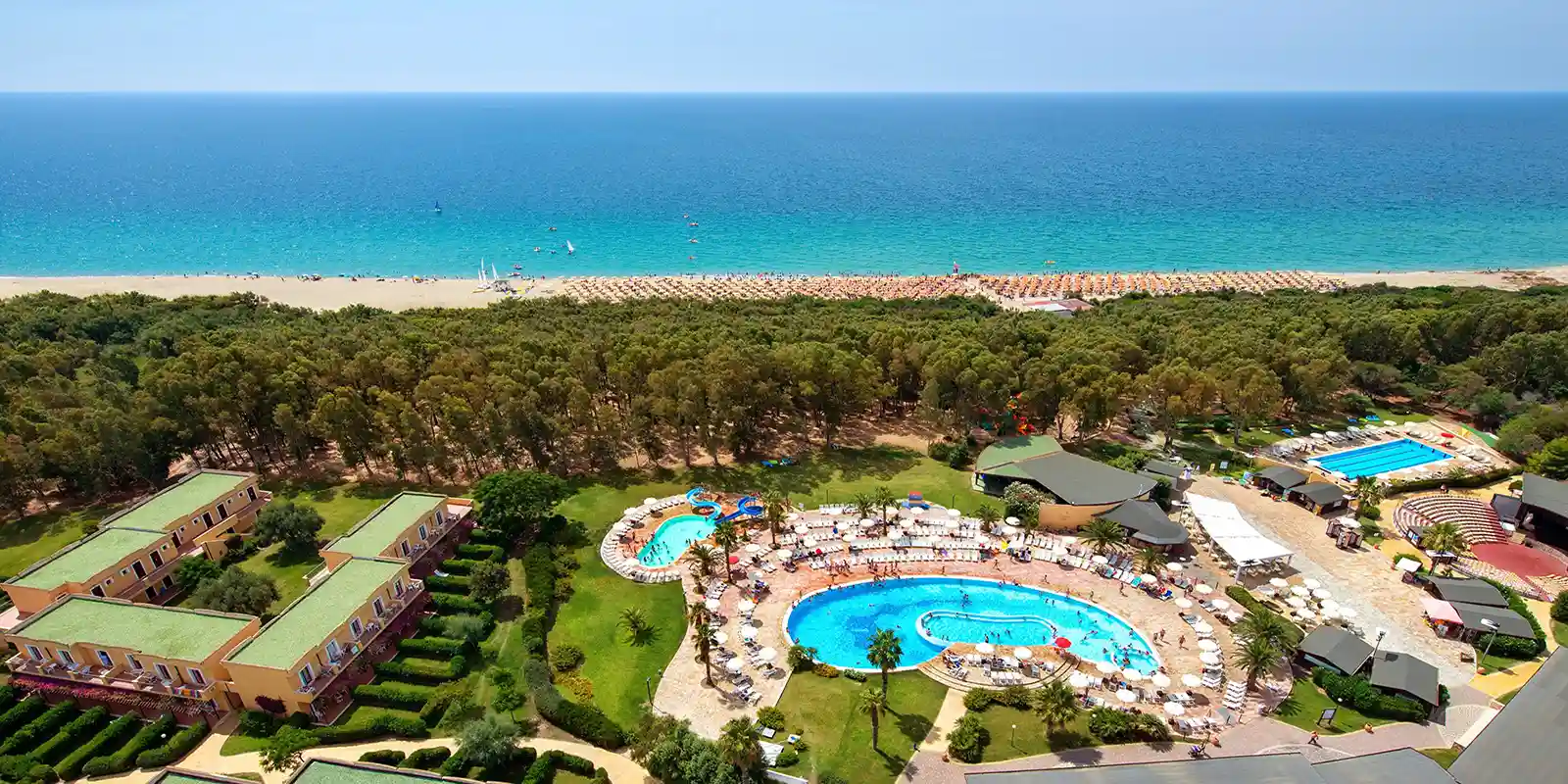 Panoramica piscine del Serenè Village