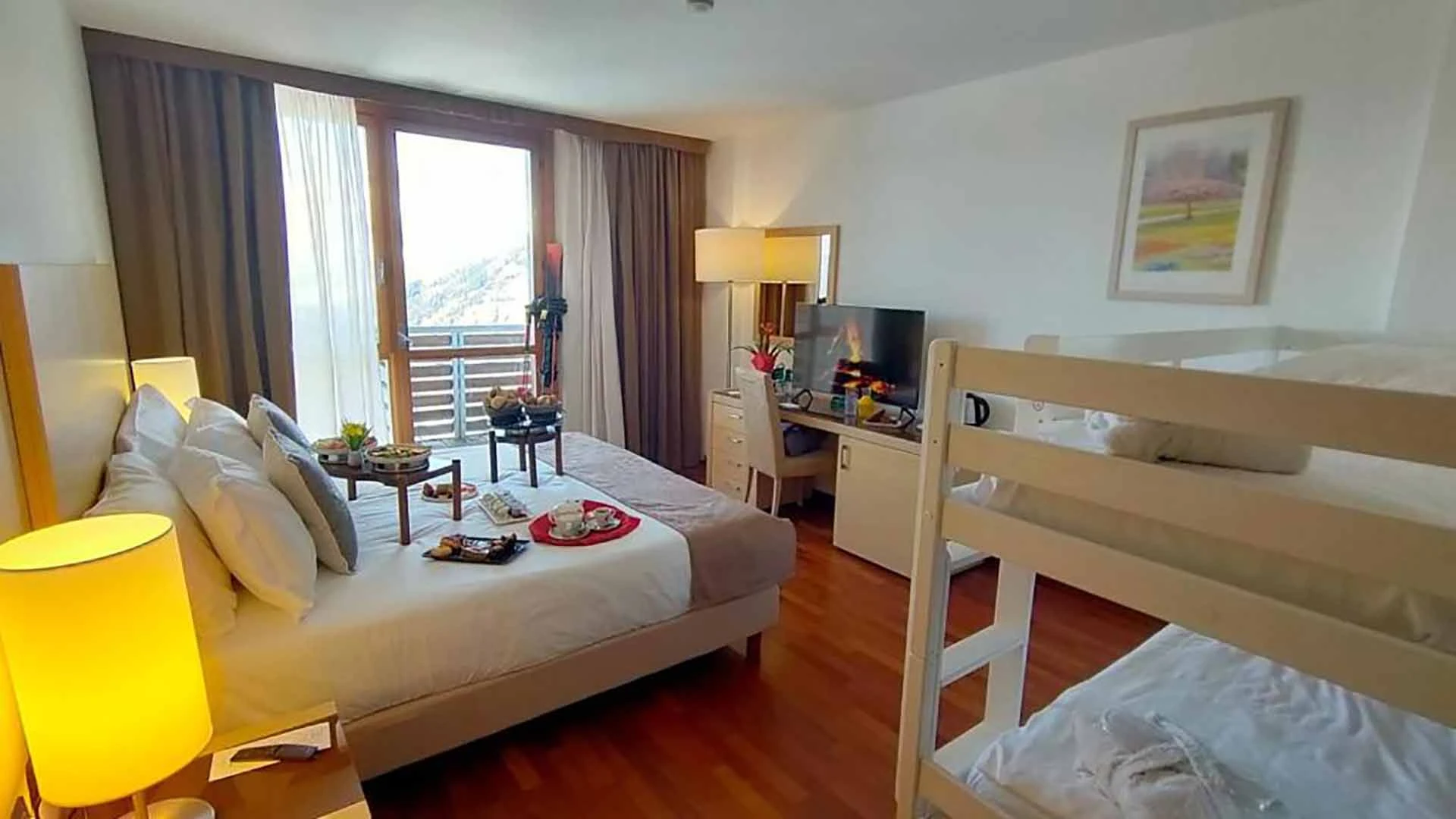 Savoia Resort a Bardonecchia camera quadrupla