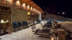 Chaberton Lodge & Spa esterno notte