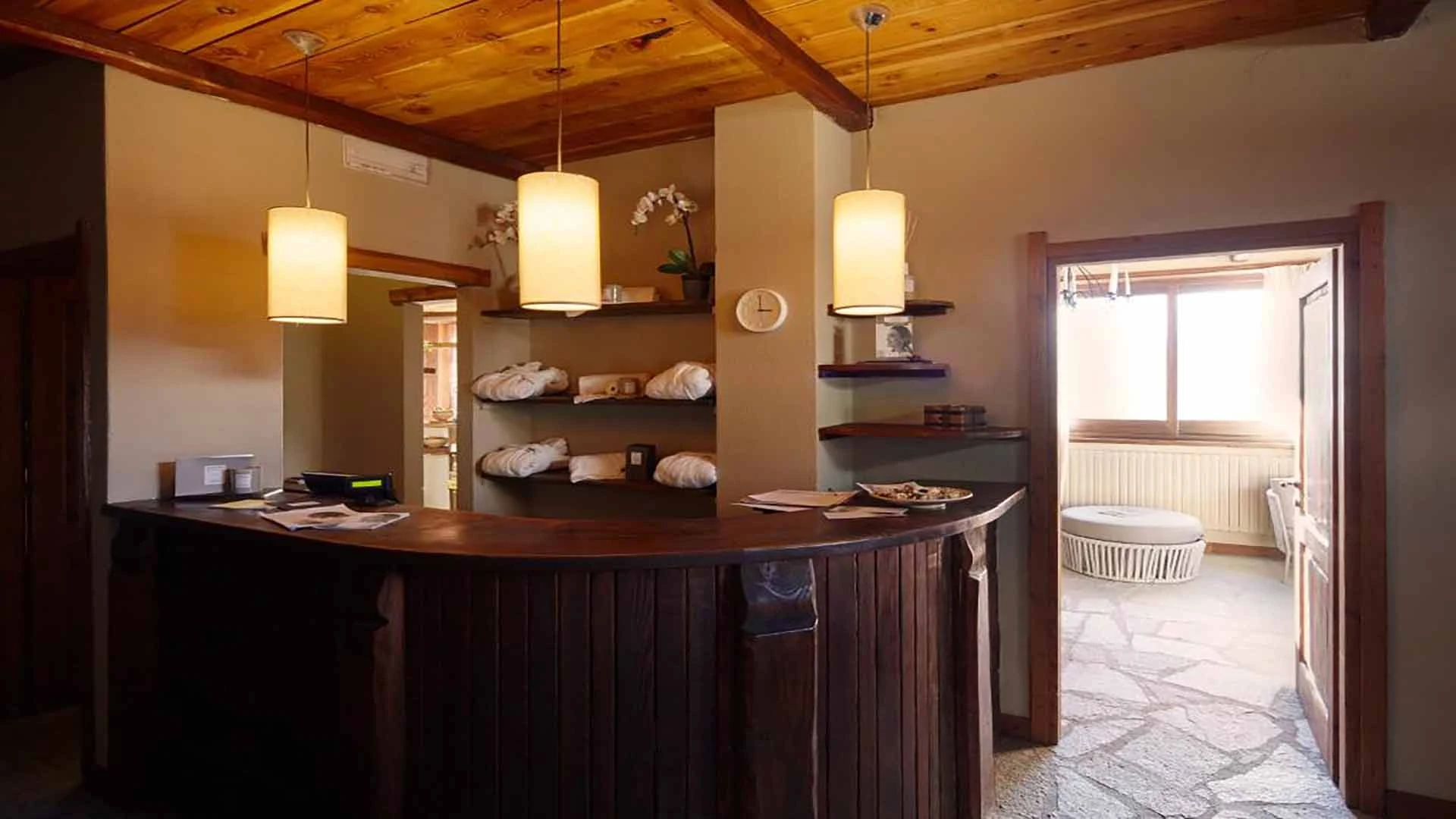 Chaberton Lodge & Spa sala reception