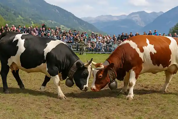 🐂 La Battaglia delle Regine in Valle d’Aosta: tradizione, spettacolo e convivialità contadina