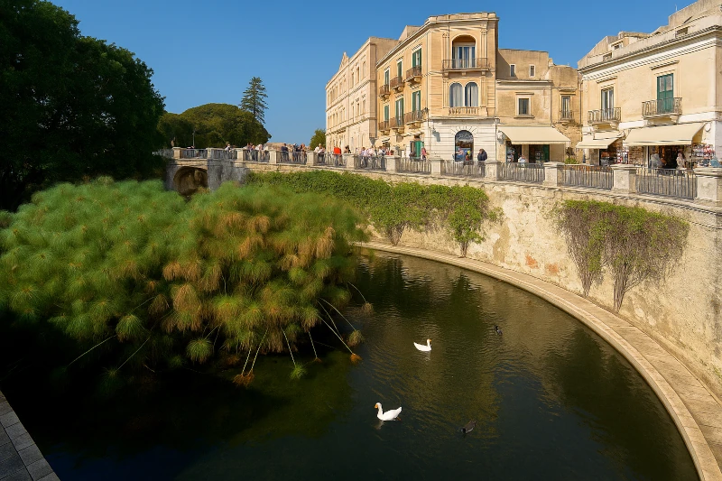 💧 La Fonte Aretusa di Ortigia: tra mito, acqua e leggenda