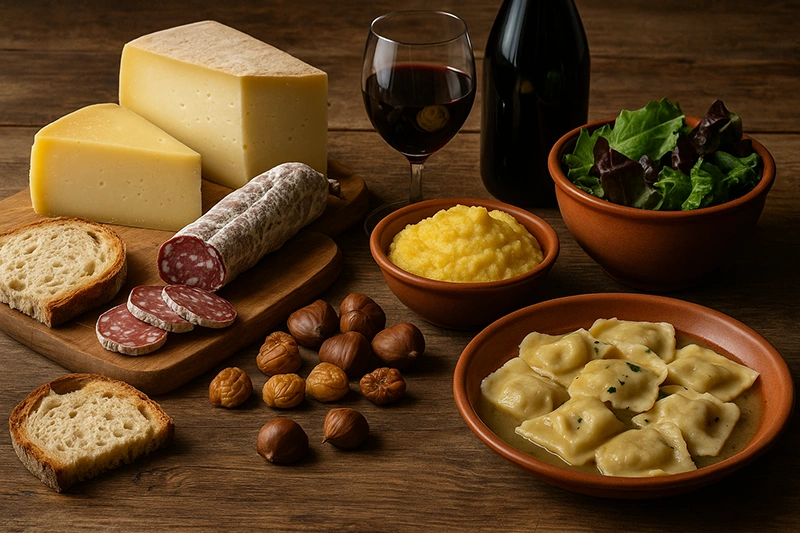 Viaggio tra i sapori tipici della Val di Susa.