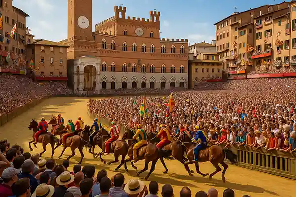 🎨 Palio di Siena: tradizione, passione e spettacolo nella celebre corsa del 16 agosto