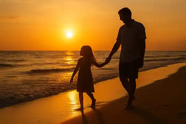 “Papà ha fatto il bagno!” – Diario di una figlia in vacanza col suo eroe