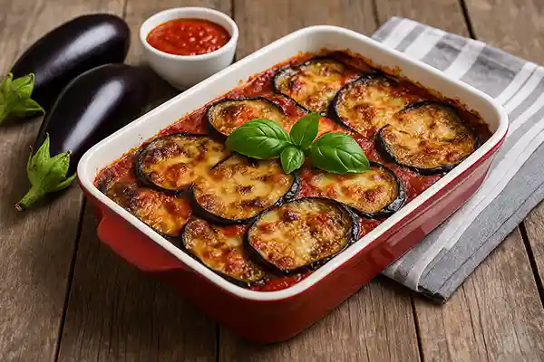 🍆 Parmigiana di melanzane – Il gusto autentico del Sud Italia