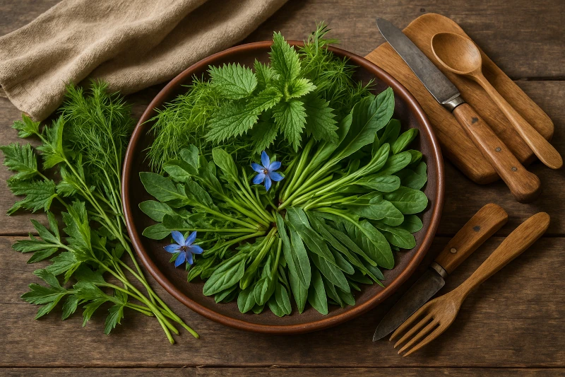 🌿 Cucina delle erbe spontanee: viaggio gastronomico nei sapori selvatici d’Italia