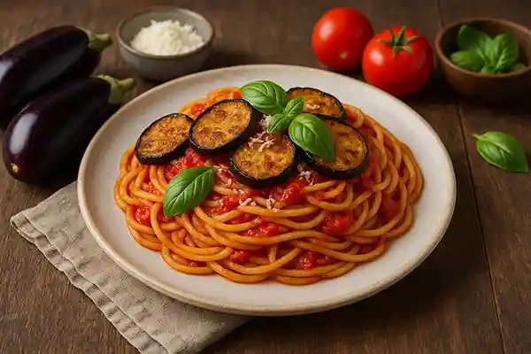 🍅 Spaghetti alla Norma – Il gusto autentico della Sicilia di fine estate