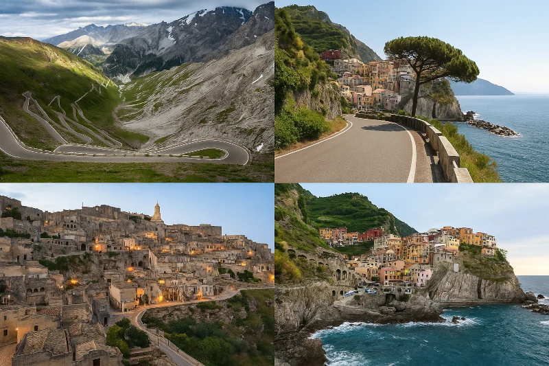 🚗 Le strade più curiose e panoramiche d’Italia